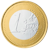 Chocolate EURO coin XXL