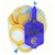 Chocolate euro coins in nets